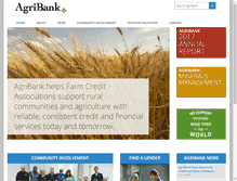 Tablet Screenshot of info.agribank.com